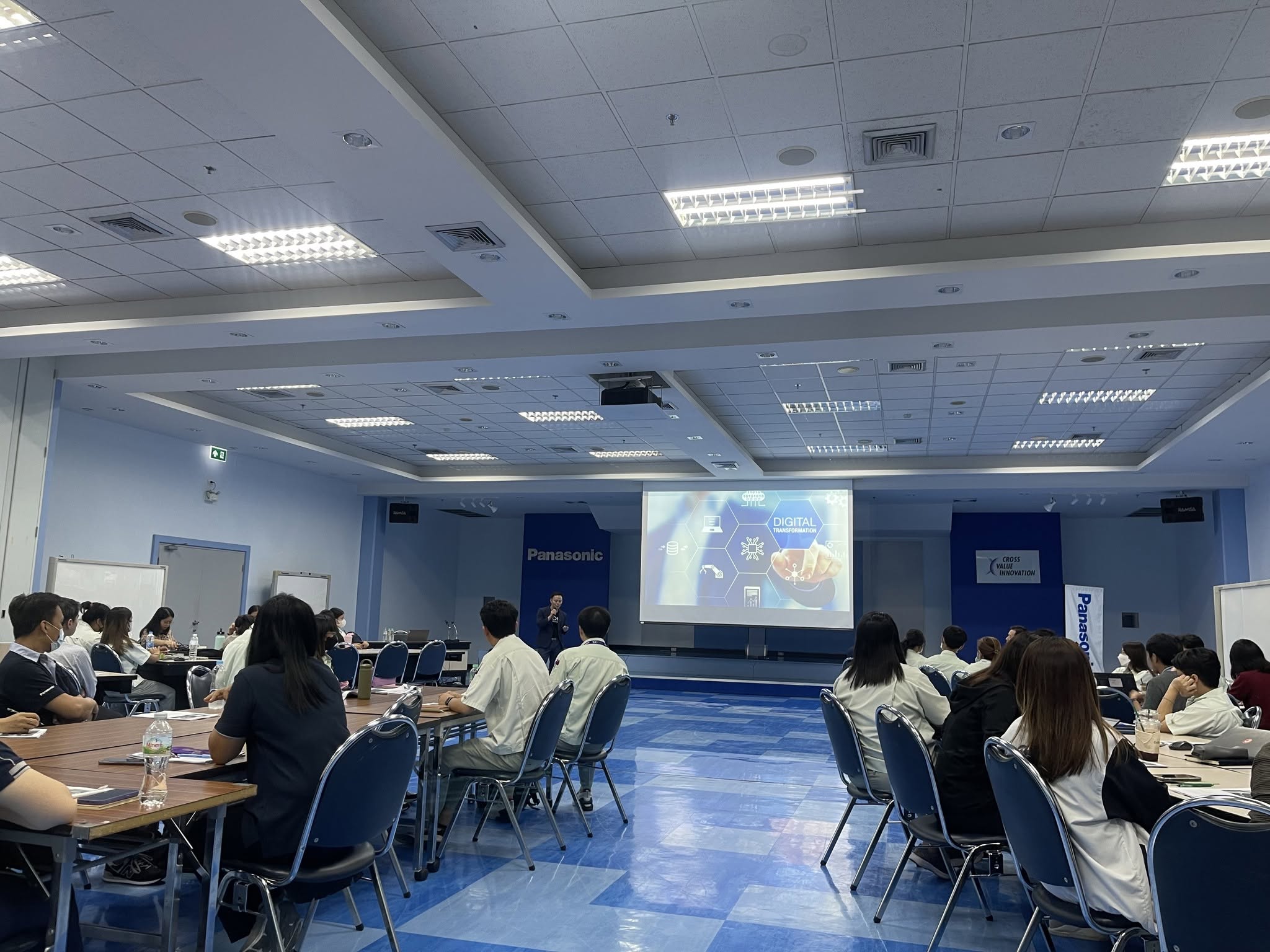 Classroom session for AI and digital transformation