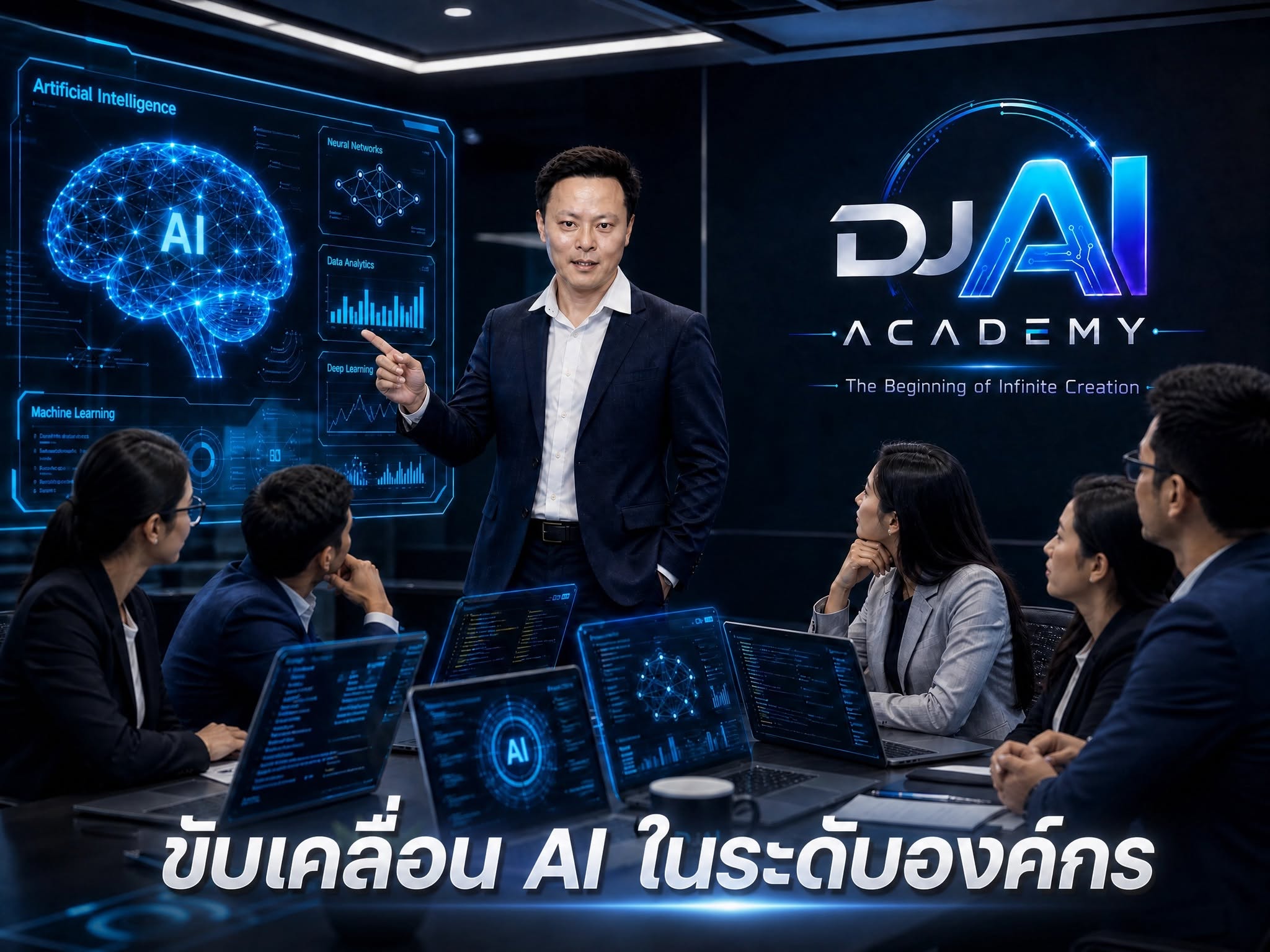 DJAI Academy AI workshop artwork