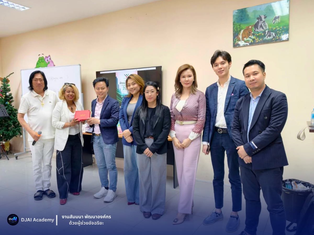 Business team photo from DJAI Academy engagement